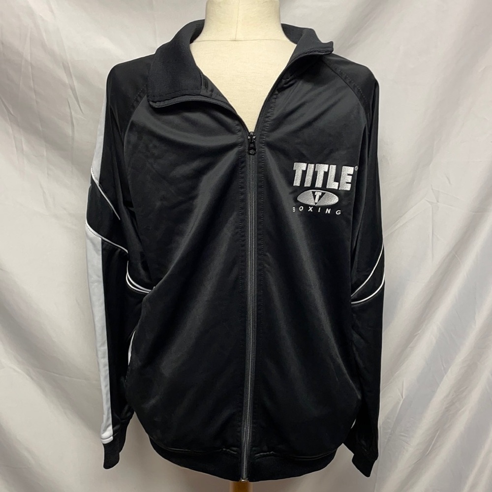 Title Boxing Performance Jacket Front Zip Size Med - image 1